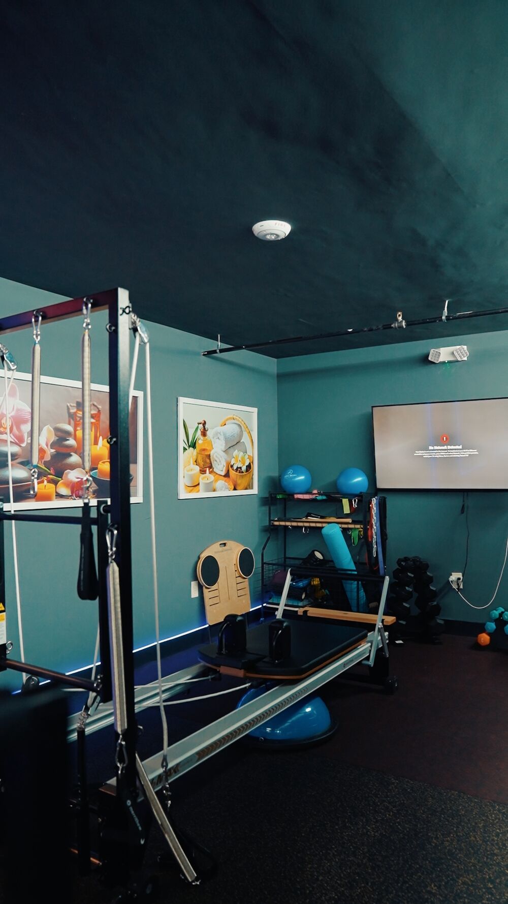 Reformer session space at BodyFlex Pilates, Everett MA